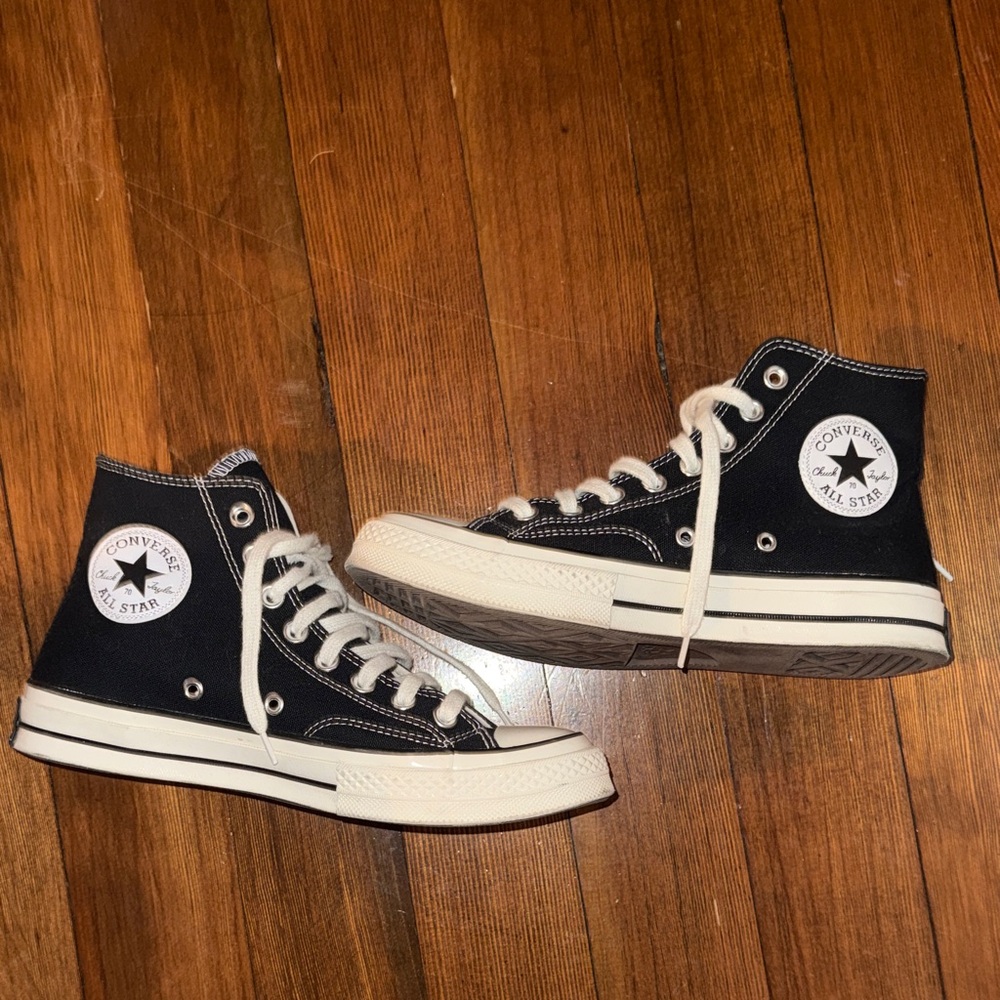 Converse Black and White 70 All Star High Top Sneakers